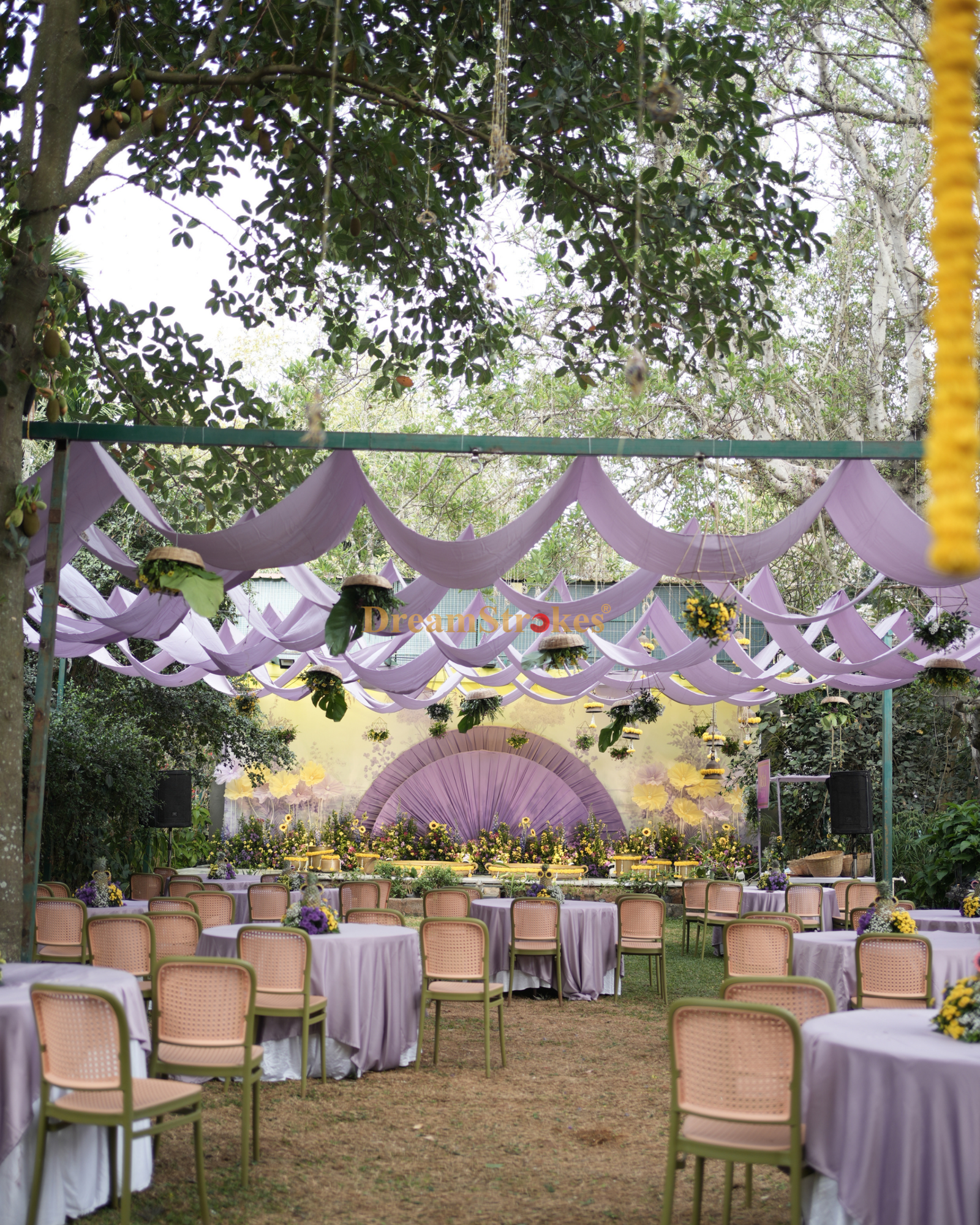 Wedding decoration photography