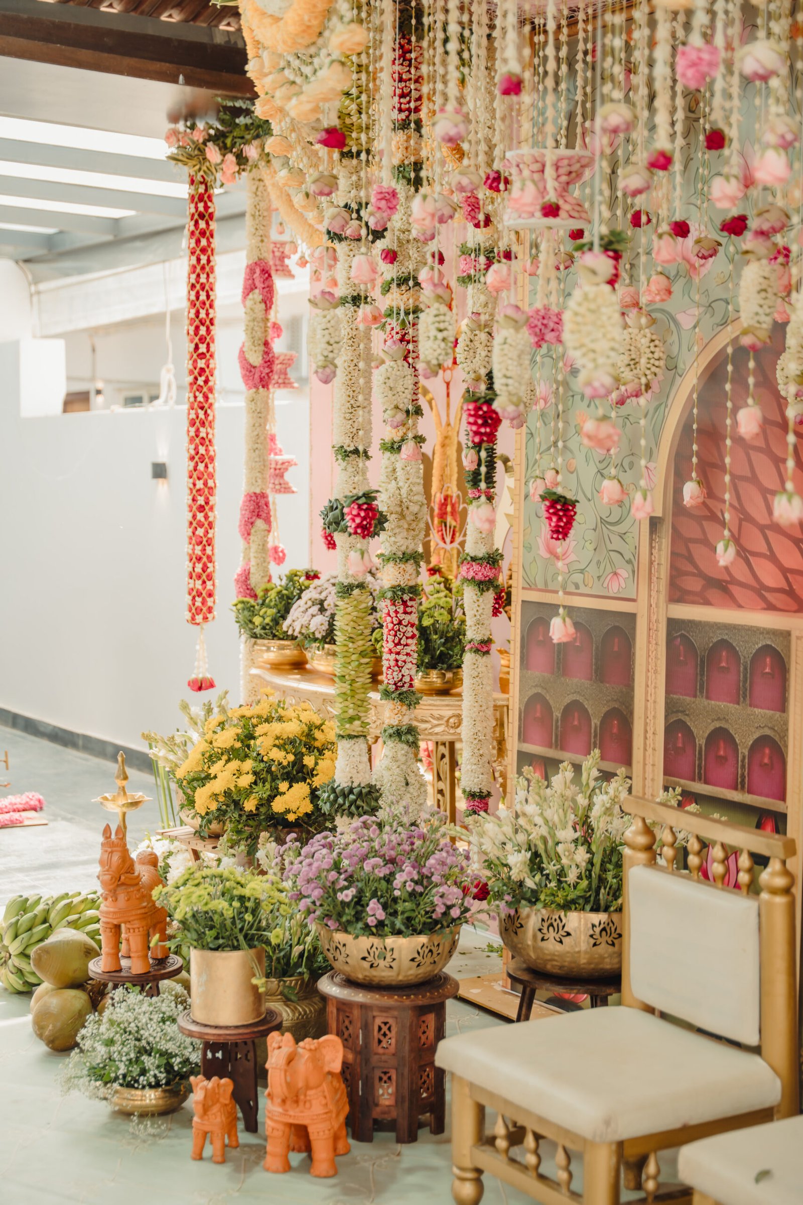 Wedding decoration photography